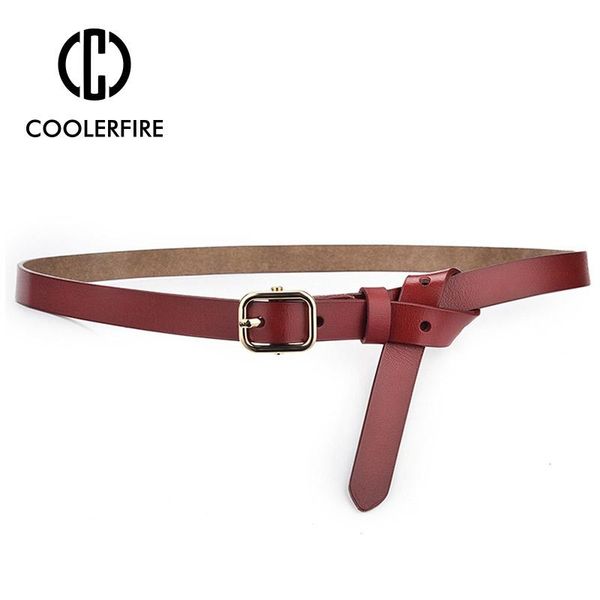 women simple ins belts genuine leather gold buckle for casual jeans vintage slim thin strap lb2103, Black;brown
women simple ins belts genuine leather gold buckle for casual jeans vintage slim thin strap lb2103, Black;brown