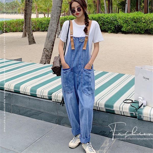 women's jeans denim overalls spring summer women fashion loose casual wide leg streetwear hip hop harem straps pants jumpsuits female, Blue
women's jeans denim overalls spring summer women fashion loose casual wide leg streetwear hip hop harem straps pants jumpsuits female, Blue