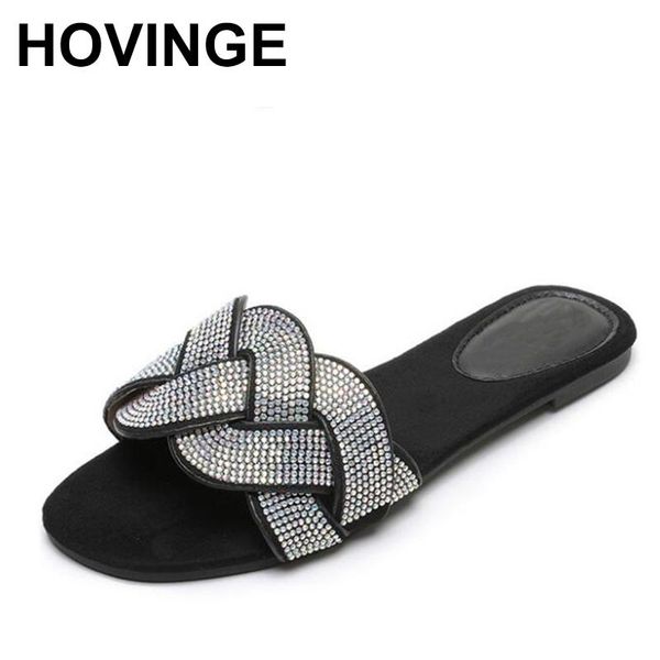 slippers hovinge leisure beach women wear summer with rhinestones word drag students soft bottom fashion cross weave sandals, Black
slippers hovinge leisure beach women wear summer with rhinestones word drag students soft bottom fashion cross weave sandals, Black