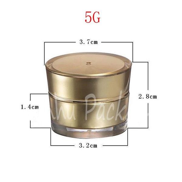 storage bottles & jars 5g gold/silver plastic cream bottle,5cc empty cosmetic container, eye cream/mask travel packaging sample bottle (50 p
storage bottles & jars 5g gold/silver plastic cream bottle,5cc empty cosmetic container, eye cream/mask travel packaging sample bottle (50 p