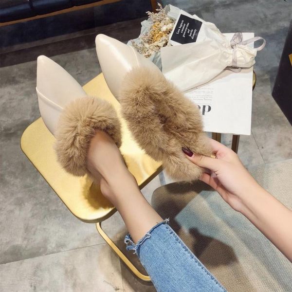 slippers 2021 baotou semi-trailer women's outer wear flat-heel pointed fashion shoes women., Black
slippers 2021 baotou semi-trailer women's outer wear flat-heel pointed fashion shoes women., Black