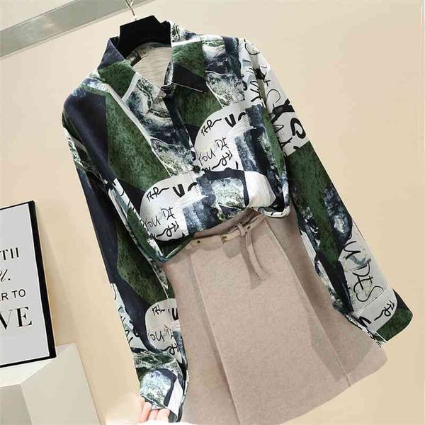 autumn retro fashion drape loose oil painting printed chiffon shirt blouse uk341 210507, White
autumn retro fashion drape loose oil painting printed chiffon shirt blouse uk341 210507, White