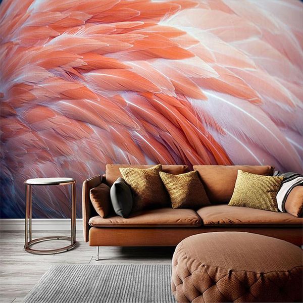 wallpapers custom po wallpaper nordic 3d flamingo feather mural paintings bedroom living room sofa background home decor wall covering
wallpapers custom po wallpaper nordic 3d flamingo feather mural paintings bedroom living room sofa background home decor wall covering