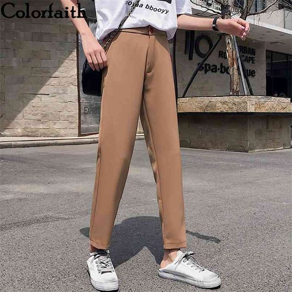 autumn winter women pants office lady elegant minimalist high waist korean style ankle-length p151 210427, Black;white
autumn winter women pants office lady elegant minimalist high waist korean style ankle-length p151 210427, Black;white