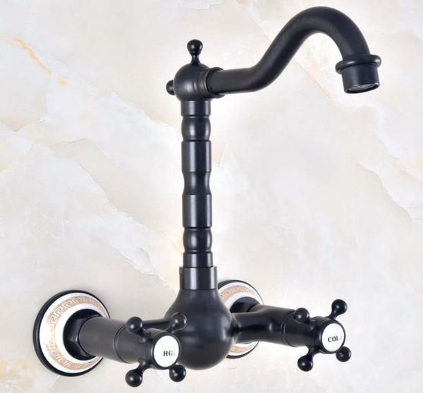 bathroom sink faucets black oil rubbed antique brass kitchen basin faucet mixer tap swivel spout wall mounted dual cross handles mnf468
bathroom sink faucets black oil rubbed antique brass kitchen basin faucet mixer tap swivel spout wall mounted dual cross handles mnf468