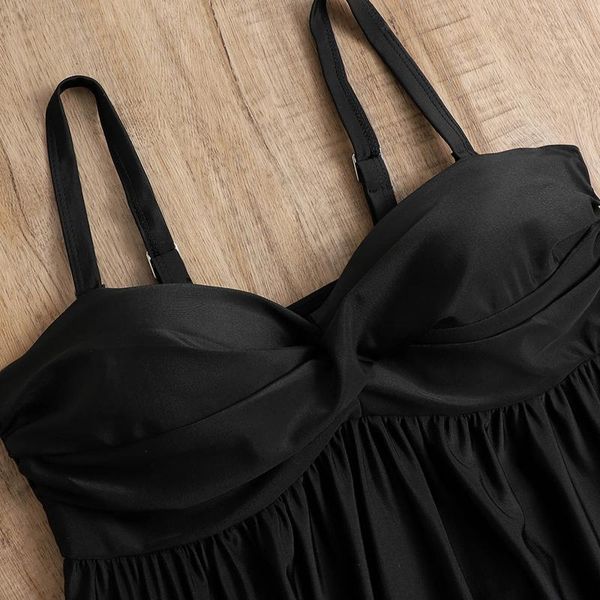 40# draped woman swimsuit high waisted push up ladies spaghetti strap bikini 2021 brazilian solid color swimwear women women's, White;black
40# draped woman swimsuit high waisted push up ladies spaghetti strap bikini 2021 brazilian solid color swimwear women women's, White;black