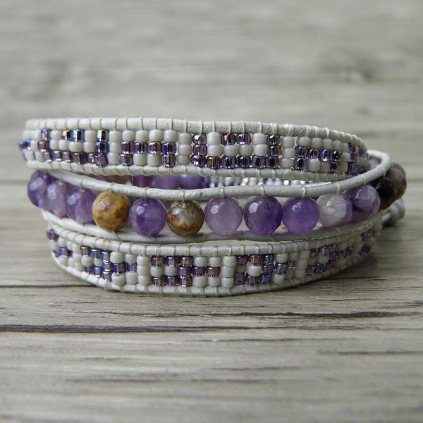 tennis seed bead bracelet purple beads boho wrap gypsy jewelry yoga bohemian christmas gift, Golden;silver
tennis seed bead bracelet purple beads boho wrap gypsy jewelry yoga bohemian christmas gift, Golden;silver