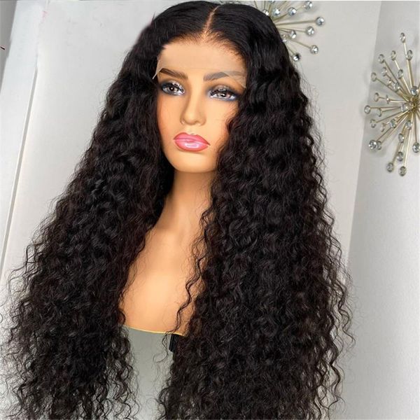 synthetic wigs lace frontal wig 26 inch water wave 13x4 t front hair deep curly glueless 180% density fiber, Black
synthetic wigs lace frontal wig 26 inch water wave 13x4 t front hair deep curly glueless 180% density fiber, Black