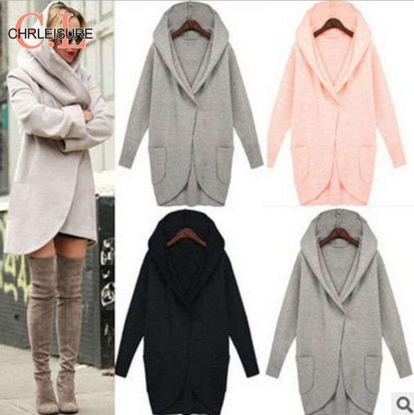 women's hoodies & sweatshirts chrleisure spring jacket women long sleeve loose woolen coat fashion ladies solid color pocket coats over, Black
women's hoodies & sweatshirts chrleisure spring jacket women long sleeve loose woolen coat fashion ladies solid color pocket coats over, Black
