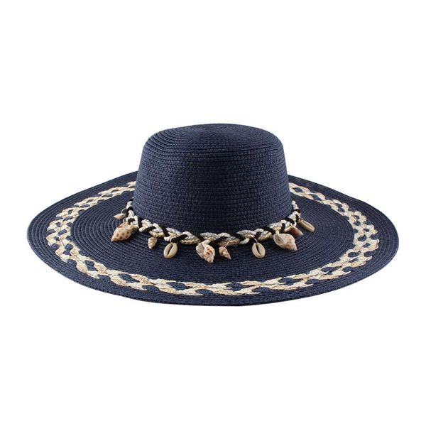 wide brim hats big shell conch straw hat fedora cowboy men and women beach summer curling, Blue;gray
wide brim hats big shell conch straw hat fedora cowboy men and women beach summer curling, Blue;gray