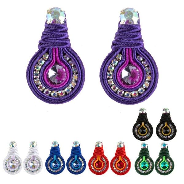 kpacota handmade colorful stud earrings women fashion jewelry ethnic style soutache weaving accessories trendy earring 2021 dangle & chandel, Silver
kpacota handmade colorful stud earrings women fashion jewelry ethnic style soutache weaving accessories trendy earring 2021 dangle & chandel, Silver