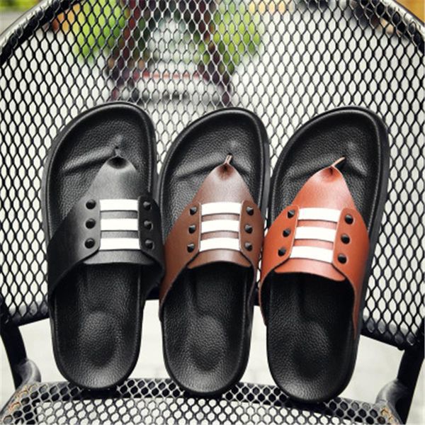 slippers 2021 arrival summer men soft comfortable flip flops pu leather beach sandals casual zapatos hombre, Black
slippers 2021 arrival summer men soft comfortable flip flops pu leather beach sandals casual zapatos hombre, Black