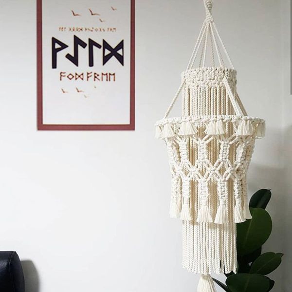 lamp covers & shades bohemian decor macrame tapestry lampshade chimney hanging wall hand-woven chandelier room coffee restaurant home decora
lamp covers & shades bohemian decor macrame tapestry lampshade chimney hanging wall hand-woven chandelier room coffee restaurant home decora