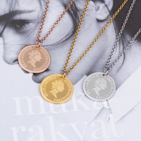 gold coin pendant simple cool wind round brand clavicle chain relief portrait woman, Silver
gold coin pendant simple cool wind round brand clavicle chain relief portrait woman, Silver