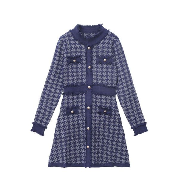 casual dresses fall winter houndstooth tassel buttons turtleneck slim a-line elegant knitted women sweater base luxury harajuku dress, Black;gray
casual dresses fall winter houndstooth tassel buttons turtleneck slim a-line elegant knitted women sweater base luxury harajuku dress, Black;gray
