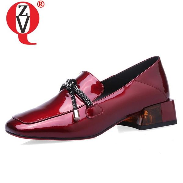 dress shoes zvq winter fashion women pumps outside mid heels square toe genuine leather crystal drop, Black
dress shoes zvq winter fashion women pumps outside mid heels square toe genuine leather crystal drop, Black