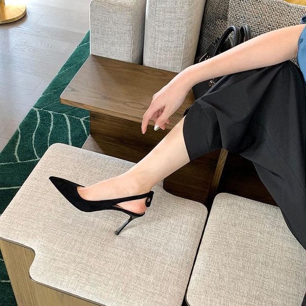 dress shoes leather pointed strap high heels baotou fashion comfortable anti-slip fairy wind joker sandals women 2021, Black
dress shoes leather pointed strap high heels baotou fashion comfortable anti-slip fairy wind joker sandals women 2021, Black