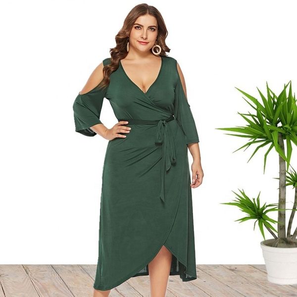new autumn plus size dress women's short-sleeved lace strapless mid-length slit waist, Black
new autumn plus size dress women's short-sleeved lace strapless mid-length slit waist, Black