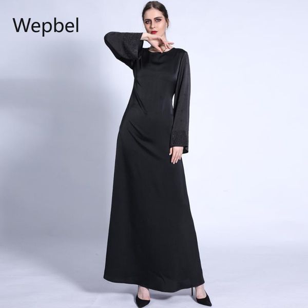 wepbel muslim abaya robe ramadan elegant dress rhinestone a-line large hem islamic clothing self-tie ethnic, Red
wepbel muslim abaya robe ramadan elegant dress rhinestone a-line large hem islamic clothing self-tie ethnic, Red