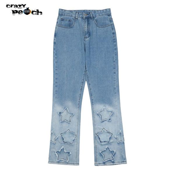 men's jeans retro gothic cartoon worn out hip hop men ripped trousers streetwear snake vibe denim baggy oversized, Blue
men's jeans retro gothic cartoon worn out hip hop men ripped trousers streetwear snake vibe denim baggy oversized, Blue