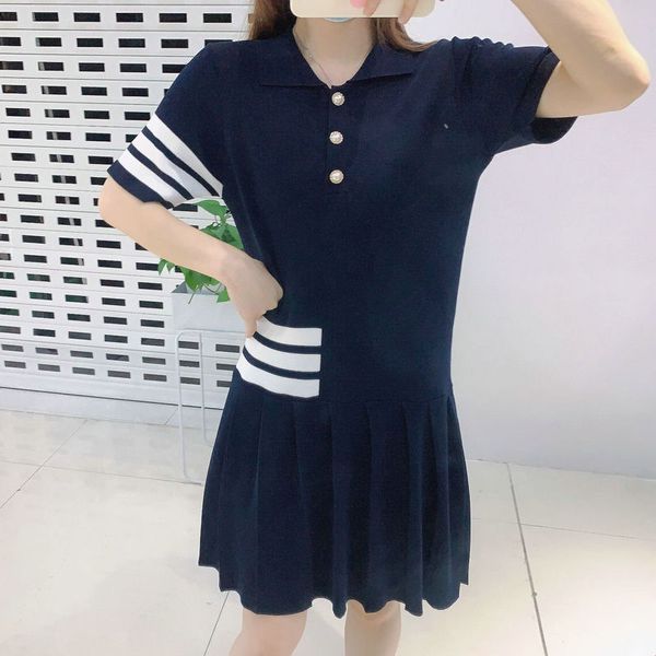 tb pleated dress 1290 casual loose dress academic pleated medium length ice hemp skirt, Black
tb pleated dress 1290 casual loose dress academic pleated medium length ice hemp skirt, Black
