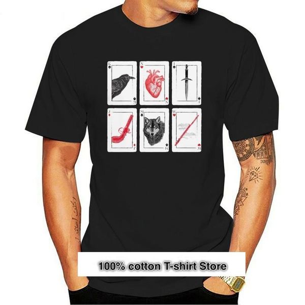 men's t-shirts printed men t shirt cotton tshirt o-neck short-sleeve women t-shirt six of crows - red, White;black
men's t-shirts printed men t shirt cotton tshirt o-neck short-sleeve women t-shirt six of crows - red, White;black