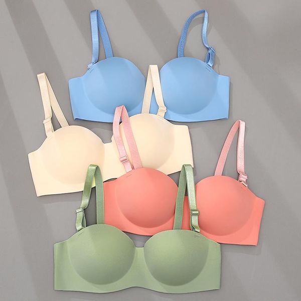 bras finetoo women seamless push up bra woman invisible underwear lingerie female brassiere bralette ab cup girl, Red;black
bras finetoo women seamless push up bra woman invisible underwear lingerie female brassiere bralette ab cup girl, Red;black