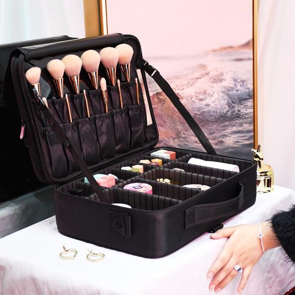 makeup bag large capacity professional cosmetic women travel manicure hairdressing toiletry bags & cases
makeup bag large capacity professional cosmetic women travel manicure hairdressing toiletry bags & cases