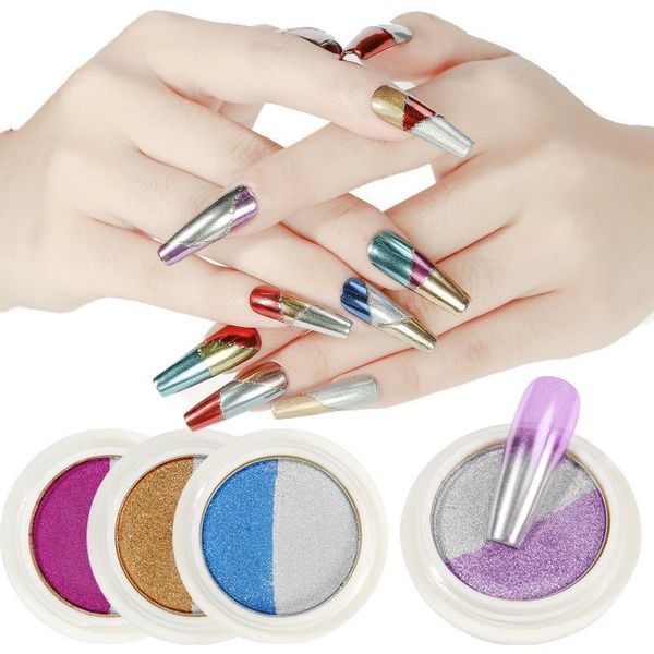 nail glitter 1 pc two-color powder solid magic mirror make up diy gold silver aurora, Silver;gold
nail glitter 1 pc two-color powder solid magic mirror make up diy gold silver aurora, Silver;gold