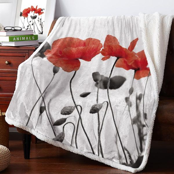 blankets red poppy flower lamb flannel blanket super warm soft cashmere sherpa throw on sofa bed bedspread
blankets red poppy flower lamb flannel blanket super warm soft cashmere sherpa throw on sofa bed bedspread