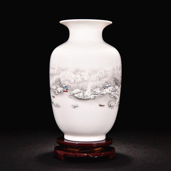 vases jingdezhen snow series ceramic vase home living room chinese modern minimalist decorations porcelain ornaments
vases jingdezhen snow series ceramic vase home living room chinese modern minimalist decorations porcelain ornaments