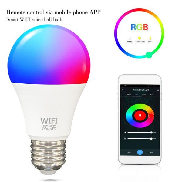 bulbs b22/e27 smart wifi bulb dimming light 9w rgb voice control work with alexa google home tuya
bulbs b22/e27 smart wifi bulb dimming light 9w rgb voice control work with alexa google home tuya