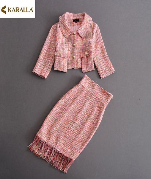 women's suits & blazers autumn style three quarter sleeve color block colorful tweed jacket short designer outwear women skirt s801, White;black
women's suits & blazers autumn style three quarter sleeve color block colorful tweed jacket short designer outwear women skirt s801, White;black