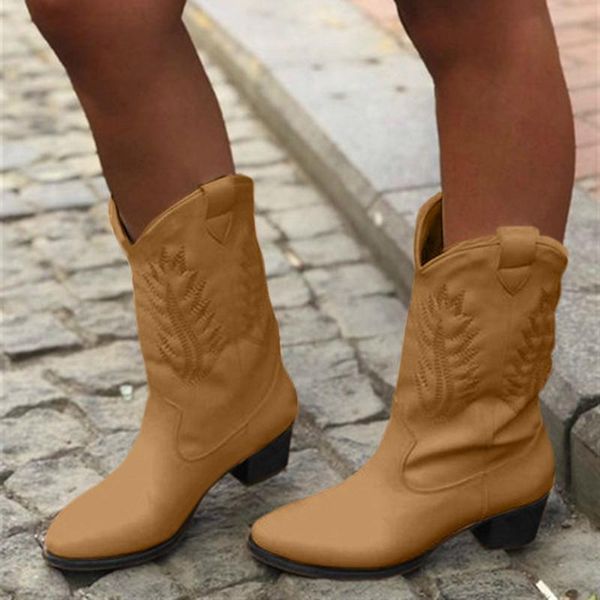 shoes fashion womens slip-on leather round toe square low-heeled cowboy knight elegant boots-women 2021oct31 boots, Black
shoes fashion womens slip-on leather round toe square low-heeled cowboy knight elegant boots-women 2021oct31 boots, Black