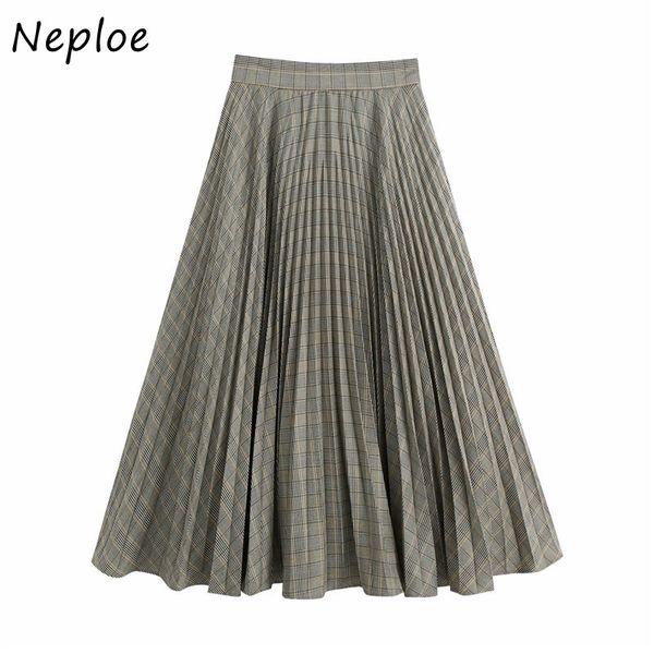 neploe spring autumn fresh sweet pleated skirt high waist chic plaid women skirts fashion all-match casual jupe 210510, Black
neploe spring autumn fresh sweet pleated skirt high waist chic plaid women skirts fashion all-match casual jupe 210510, Black