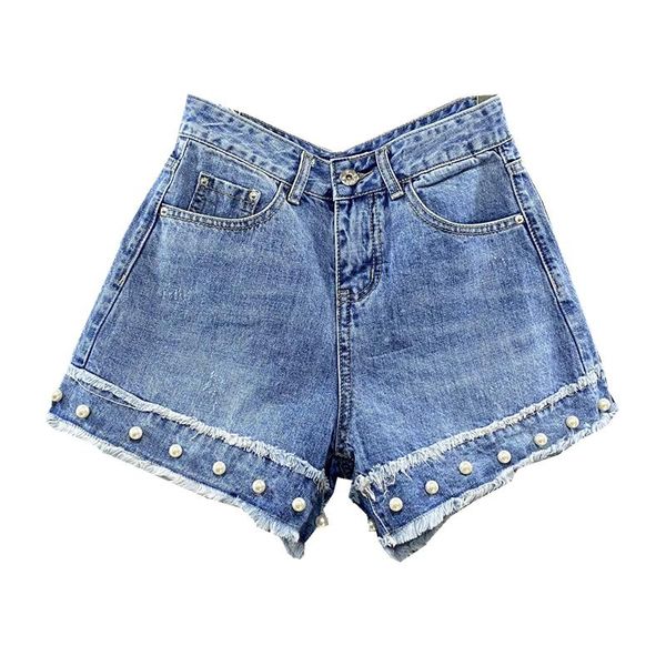 women jean shorts wide leg high waist trousers fashion lady daily wear summer embroidered flares denim pants women's jeans, Blue
women jean shorts wide leg high waist trousers fashion lady daily wear summer embroidered flares denim pants women's jeans, Blue