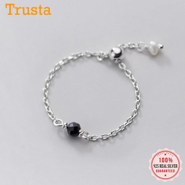 trustdavis real 925 sterling silver fashion synthesis pearl chain ring sizable for women wedding party fine jewelry ds1097 cluster rings, Golden;silver
trustdavis real 925 sterling silver fashion synthesis pearl chain ring sizable for women wedding party fine jewelry ds1097 cluster rings, Golden;silver