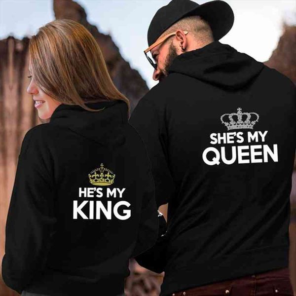 chritsmas lovers couples she is my queen he is my king women men lovers sweatshirt couple hoodies, Black
chritsmas lovers couples she is my queen he is my king women men lovers sweatshirt couple hoodies, Black