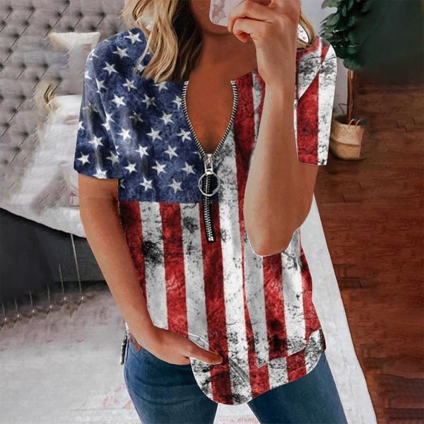 women's blouses & shirts women summer zipper stripe patchwork baggy blouses short sleeves casual v-neck loose elegant tunic, White
women's blouses & shirts women summer zipper stripe patchwork baggy blouses short sleeves casual v-neck loose elegant tunic, White