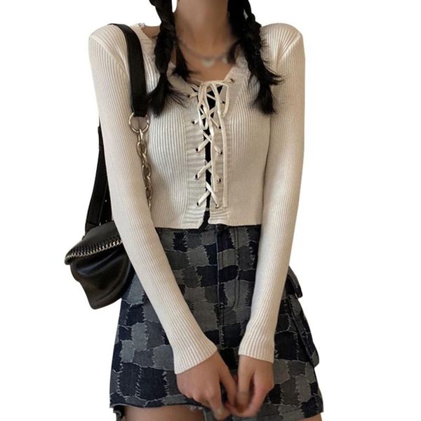 women's t-shirt chest strap all-match t-shirts sweet age-reducing long-sleeved knit tshirts 4 color sweater, White
women's t-shirt chest strap all-match t-shirts sweet age-reducing long-sleeved knit tshirts 4 color sweater, White