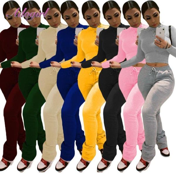 Women's Tracksuits Women Workout Two Piece Set Casual Solid Long Sleeve Crop Tops T-Shirt Leggings Stacked SweatPants Suit Outfit Jogge, Gray
Women's Tracksuits Women Workout Two Piece Set Casual Solid Long Sleeve Crop Tops T-Shirt Leggings Stacked SweatPants Suit Outfit Jogge, Gray