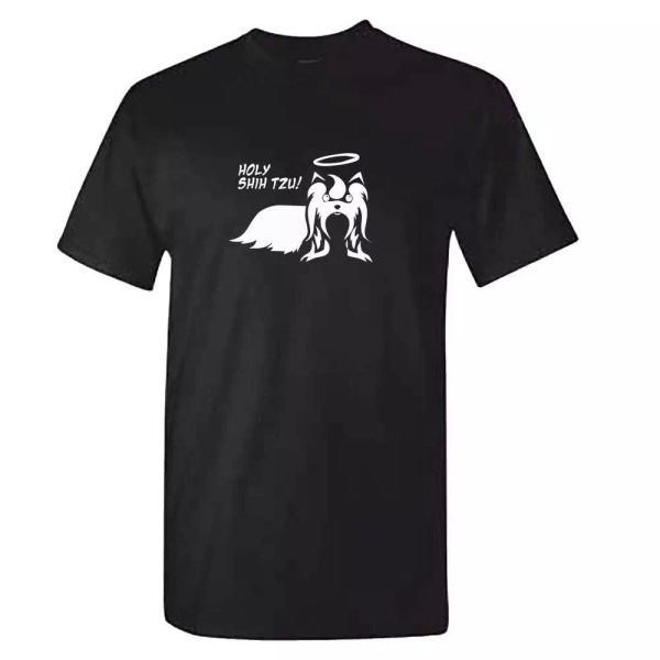 holy shih tzu t shirt - funny dog shitzu clothing t shirt - christmas, White;black
holy shih tzu t shirt - funny dog shitzu clothing t shirt - christmas, White;black