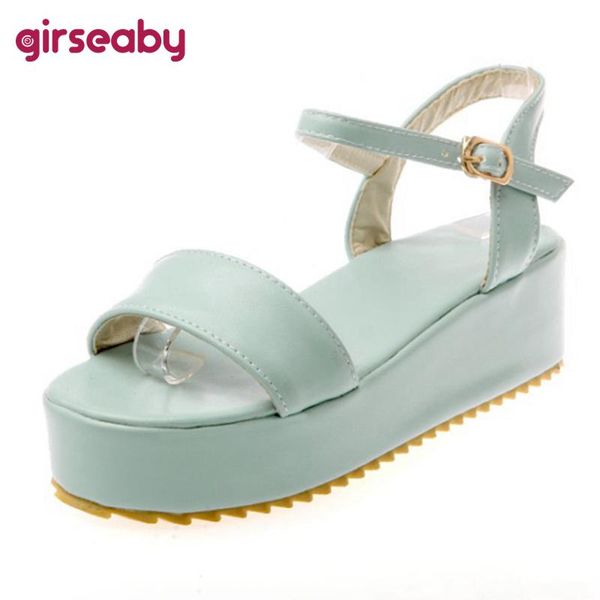 girseaby 2021 sweet sandals platforms narrow band buckle strap open toe 4cm thick sole shoes slingbacks us19 purple blue a4246 dress, Black
girseaby 2021 sweet sandals platforms narrow band buckle strap open toe 4cm thick sole shoes slingbacks us19 purple blue a4246 dress, Black