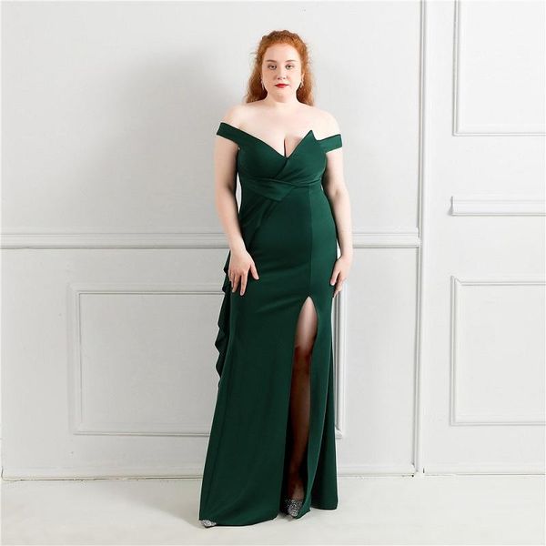party dresses elegant mermaid evening dress plus size off shoulder wedding green formal prom, White;black
party dresses elegant mermaid evening dress plus size off shoulder wedding green formal prom, White;black