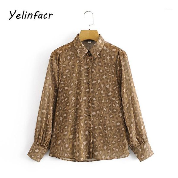 women's blouses & shirts casual fashion long sleeve leopard print gold silk chiffon women lapel button blouse lady spring streetwear al, White
women's blouses & shirts casual fashion long sleeve leopard print gold silk chiffon women lapel button blouse lady spring streetwear al, White