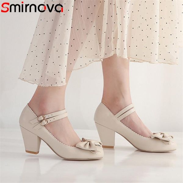 dress shoes smirnova 2021 plus size 48 women pumps round toe spring summer single bowknot buckle high heels party wedding woman, Black
dress shoes smirnova 2021 plus size 48 women pumps round toe spring summer single bowknot buckle high heels party wedding woman, Black