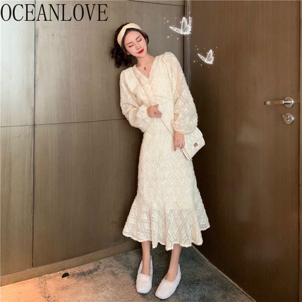 autumn vestidos elegant v neck long sleeve women dresses solid korean high waist fashion robe femme vintage 18998 210415, Black;gray
autumn vestidos elegant v neck long sleeve women dresses solid korean high waist fashion robe femme vintage 18998 210415, Black;gray