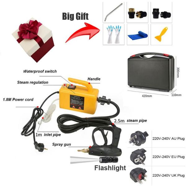 vacuum cleaners 220v 2600w steam cleaner portable handheld steamer household home office room cleaning appliances attachments kitchen brush
vacuum cleaners 220v 2600w steam cleaner portable handheld steamer household home office room cleaning appliances attachments kitchen brush