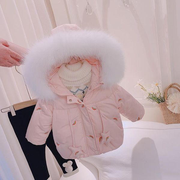 down coat girls baby's kids jacket 2021 fur warm plus thicken winter autumn cotton outerwear hooded children's clothing, Blue;gray
down coat girls baby's kids jacket 2021 fur warm plus thicken winter autumn cotton outerwear hooded children's clothing, Blue;gray