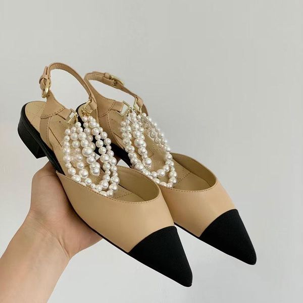 sandals 21 spring and autumn baotou women's summer flat pearl mary jane shoes leather pointed toe hollow, Black
sandals 21 spring and autumn baotou women's summer flat pearl mary jane shoes leather pointed toe hollow, Black